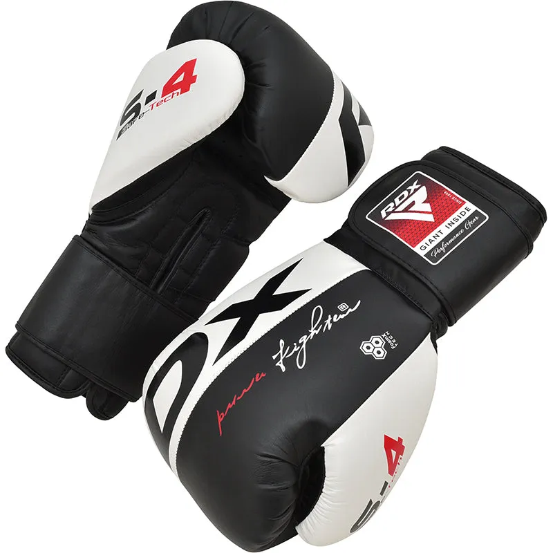 RDX S4 Leather Sparring Boxing Gloves