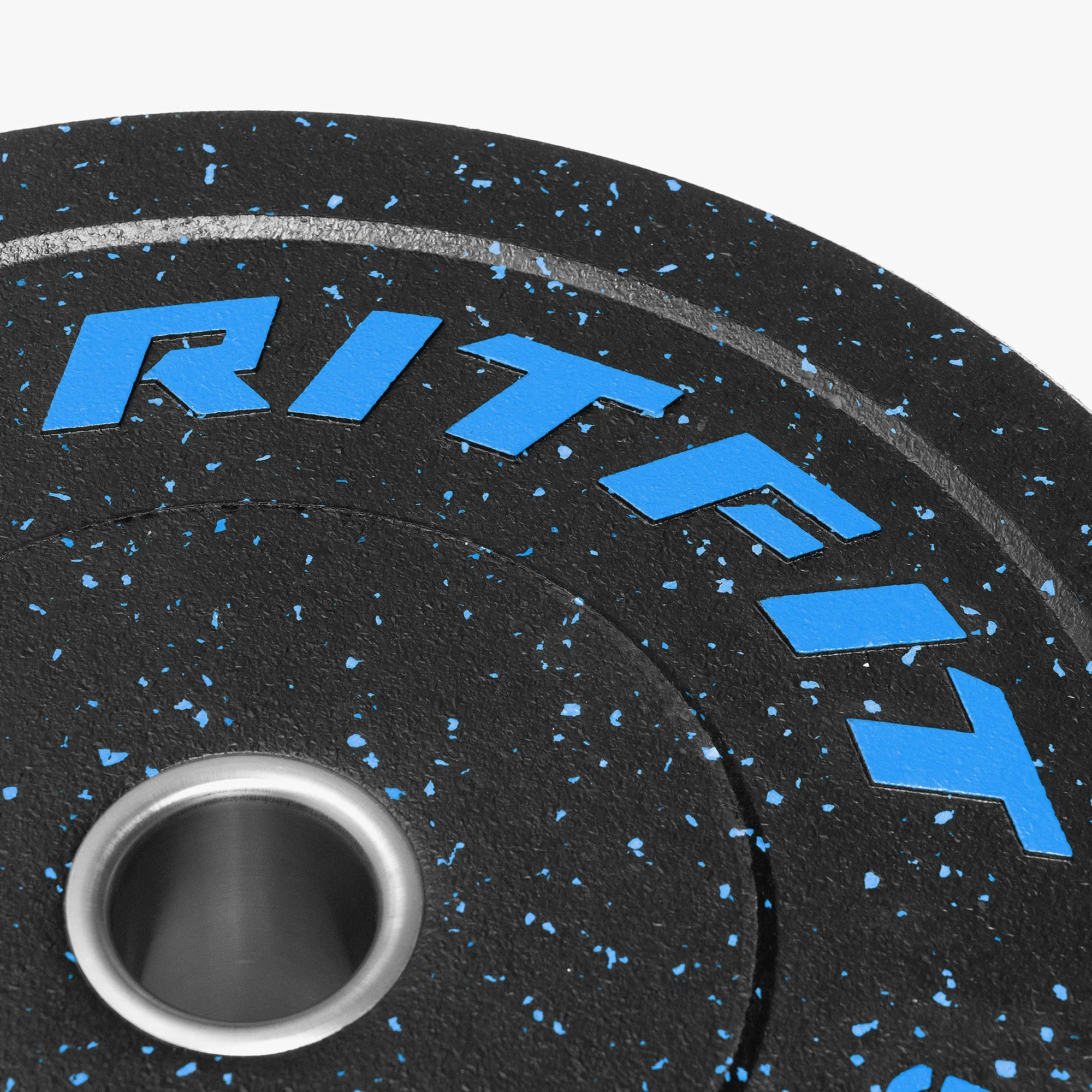 RitFit Fleck Bumper Plates 2-Inch Olympic Rubber Weight Plates