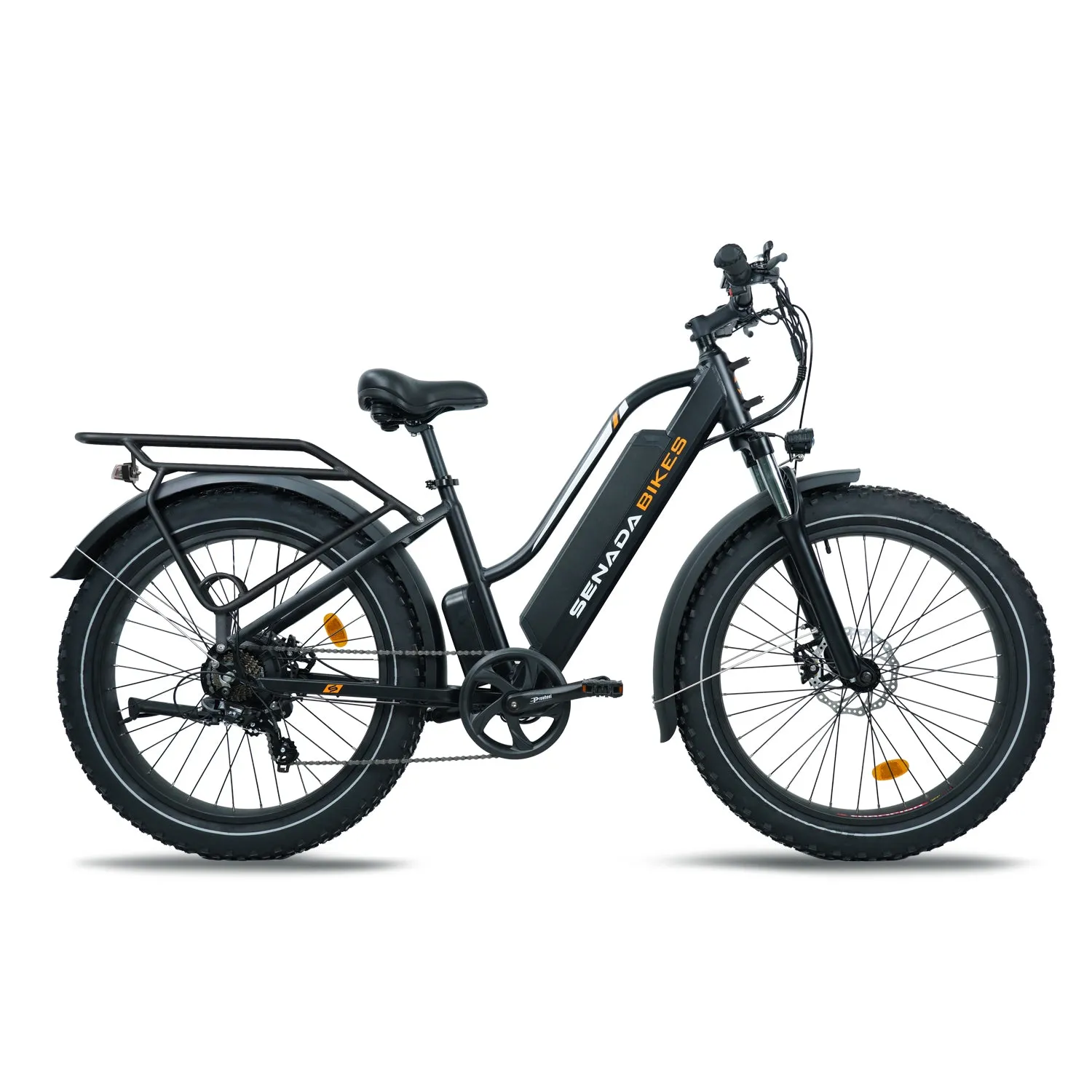 Senada HERALD 1000W 48V 21AH 26" Step Thru All Terrain Fat Tire Electric Bike