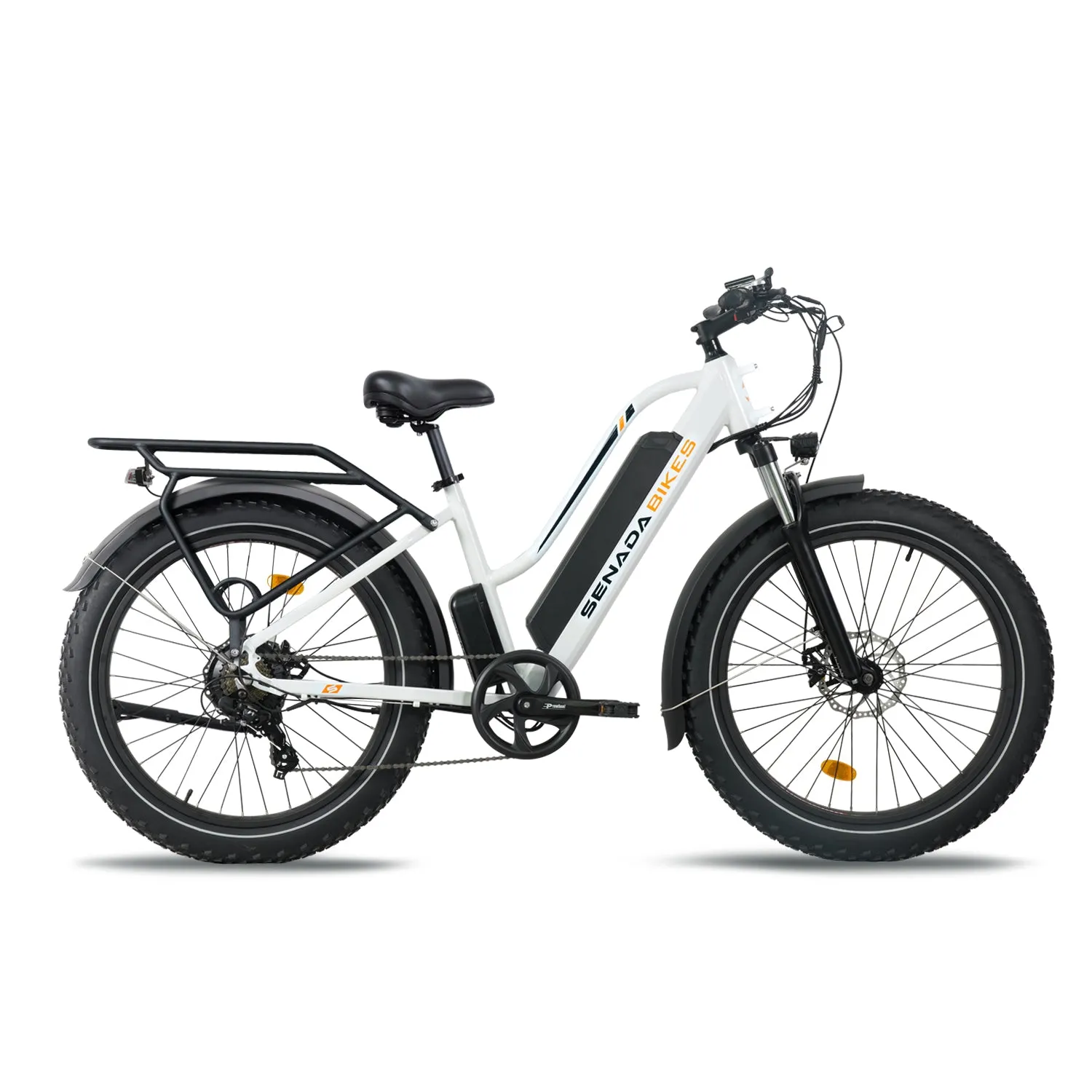 Senada HERALD 1000W 48V 21AH 26" Step Thru All Terrain Fat Tire Electric Bike