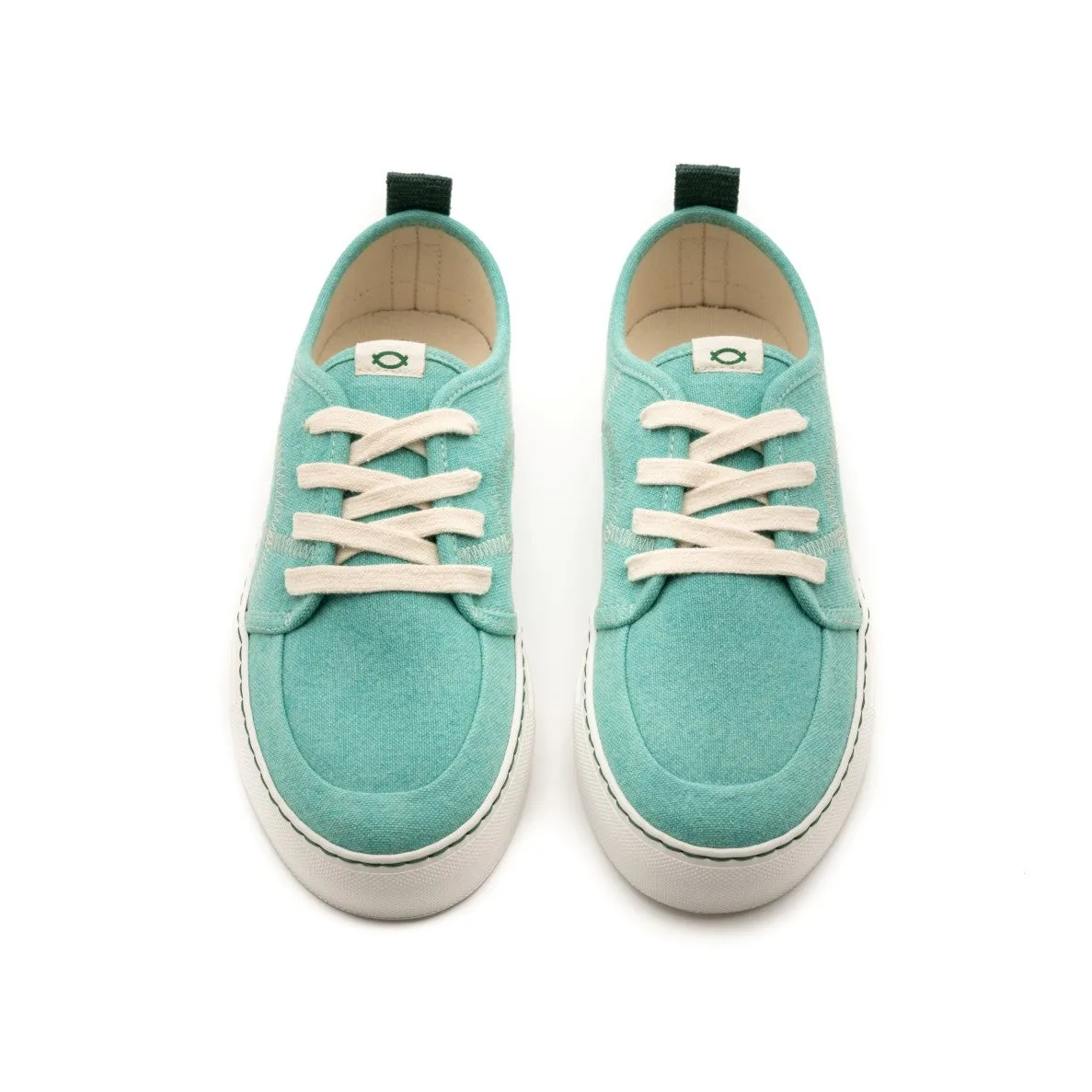 Vegan sneaker aqua TAG019