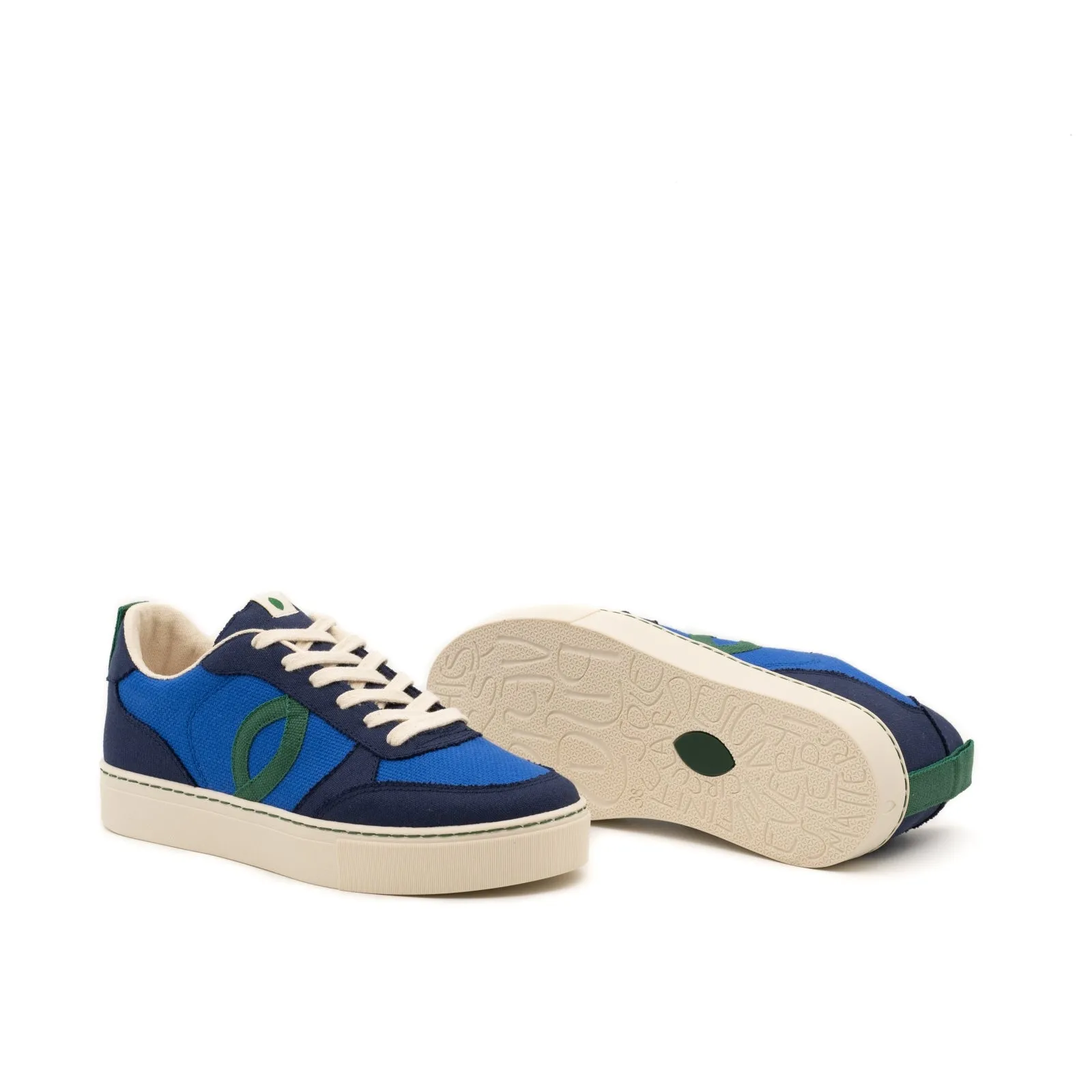 Vegan sneaker Electric blue/Dark blue SON015