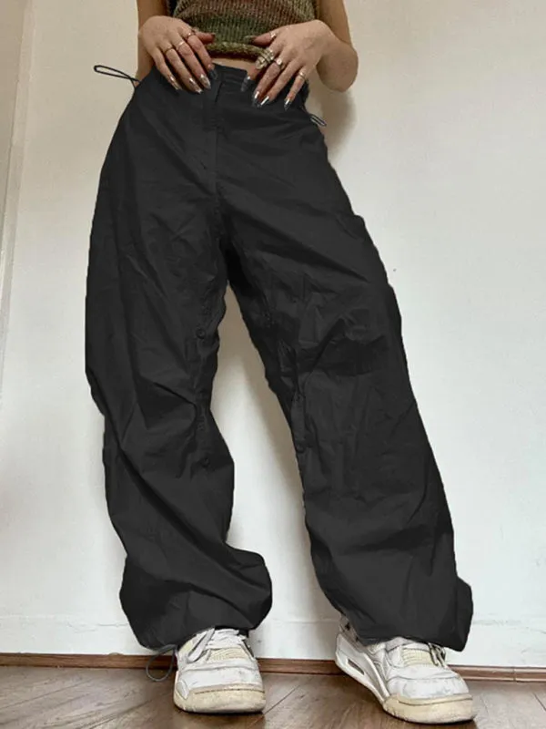 Women's Casual Baggy Cargo Trousers